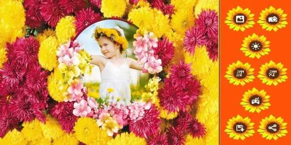 Flower Photo Frame 4 تصوير الشاشة