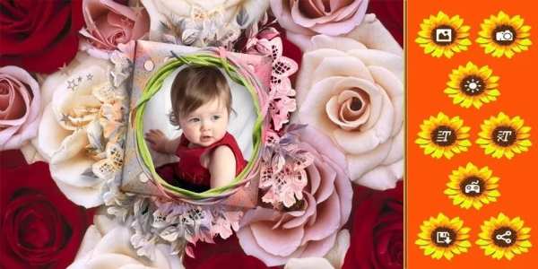 Flower Photo Frame скриншот 8
