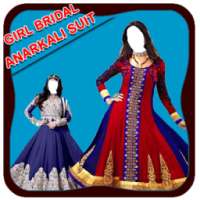 Girl Bridal Anarkali Suit on 9Apps