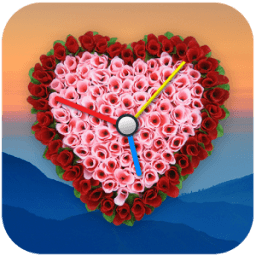 Rose Clock Live wallpaper icon