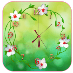 ikon Flower Clock Live Wallpaper