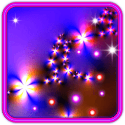 Flowers Neon Free 3D LWP icon