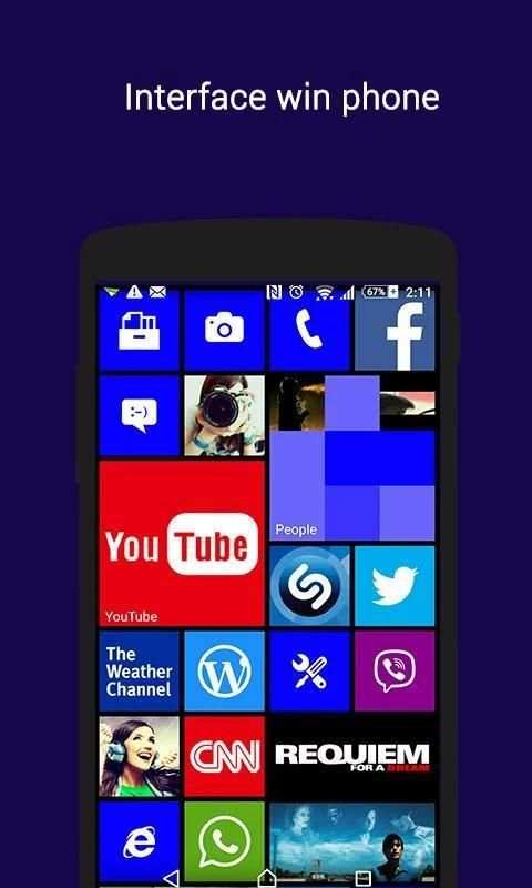 WP8 Launcher screenshot 1