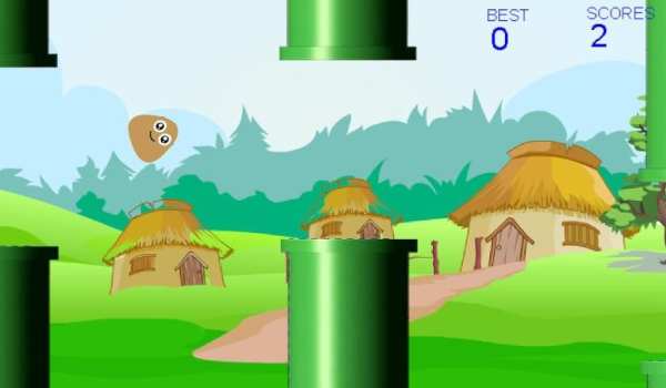 Flappy Pou screenshot 2