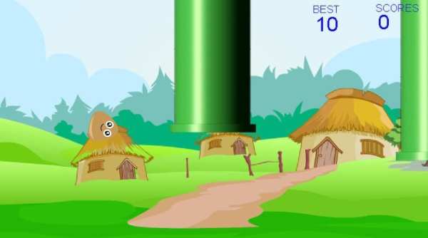 Flappy Pou screenshot 1