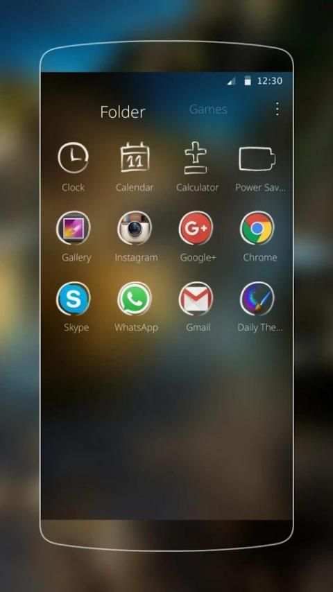 Beauty Waterfall Theme screenshot 1