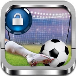 soccer screen locker أيقونة