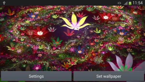 Fantasy Flowers Live Wallpaper screenshot 3