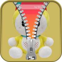 Doraemon Zipper Lock Screen