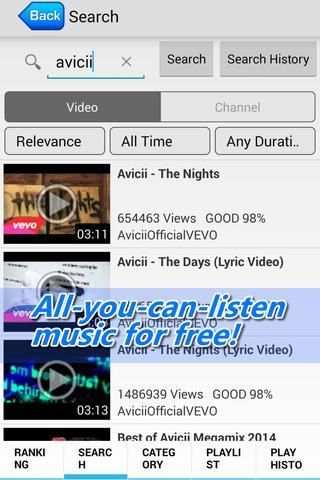 Music Clip - HD Video YouTube screenshot 1