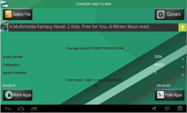 M4a to mp3 converter screenshot 3