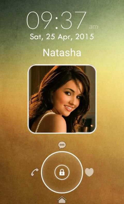 My Photo & Name Lock Screen screenshot 2