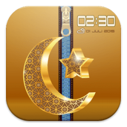 Islamic Zipper Lock Screen أيقونة