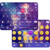 Jellyfish Emoji Keyboard Theme