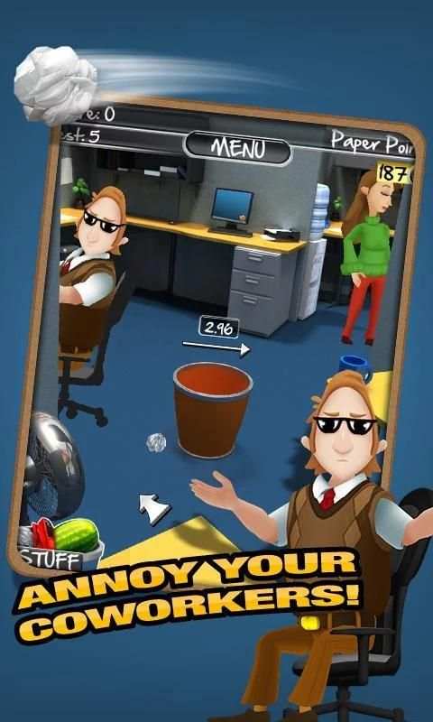 Paper Toss 2.0 screenshot 5