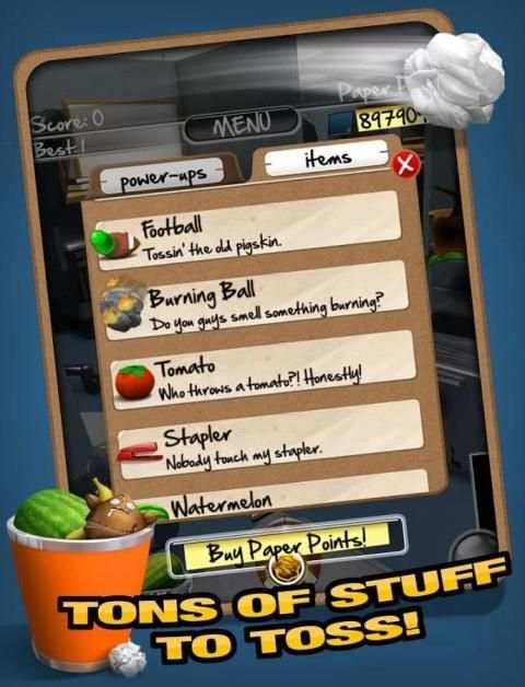 Paper Toss 2.0 screenshot 7