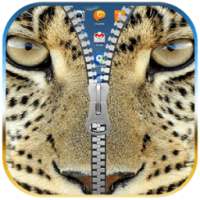 leopard zipper screen lock