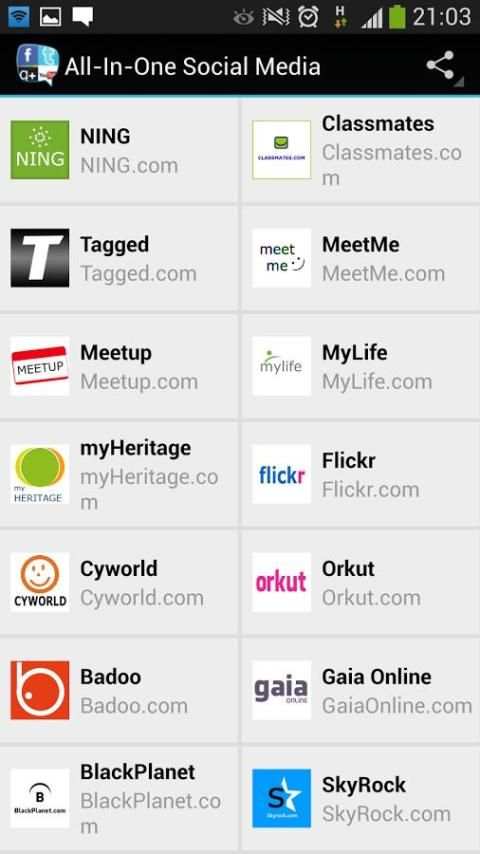 All-In-One Social Media 5 تصوير الشاشة