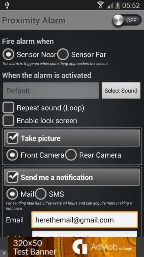 Proximity Alarm screenshot 8