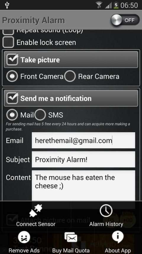 Proximity Alarm screenshot 6