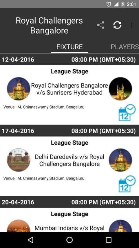 Live IPL 2016 Update, Schedule स्क्रीनशॉट 15