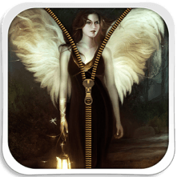 Angel Zipper Lock Screen आइकन