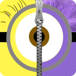 ikon Minevil Cartoon Zip Scren Lock