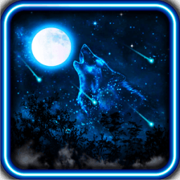 Wolf Song Call live wallpaper أيقونة