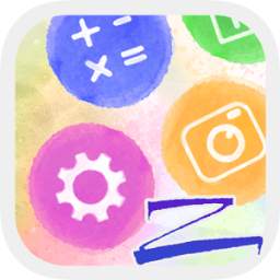 Watercolours ZERO Launcher 1.70.21.3