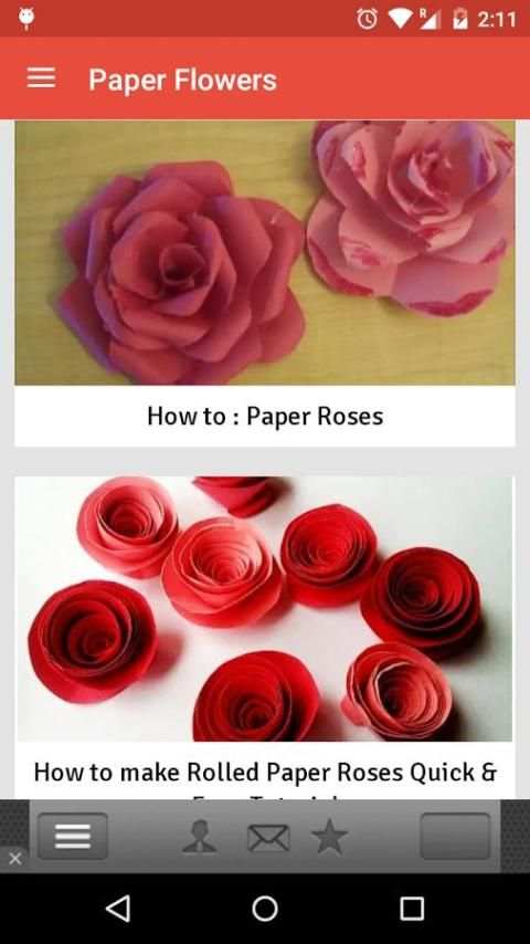 How to make paper flowers скриншот 3
