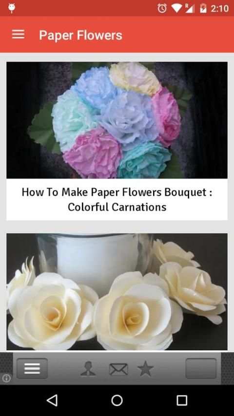 How to make paper flowers скриншот 4