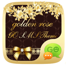 GO SMS PRO GOLDEN ROSE THEME أيقونة