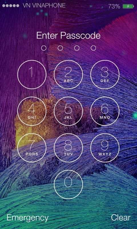 Lock Screen Galaxy S6/Iphone screenshot 1