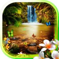 Jungle Waterfall livewallpaper on 9Apps