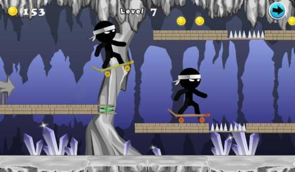 Ninja Skateboard Adventure screenshot 2