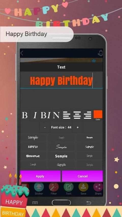 Happy Birthday Photo Frames 4 تصوير الشاشة