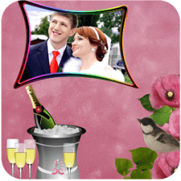 Wedding Dual Photo Frame أيقونة