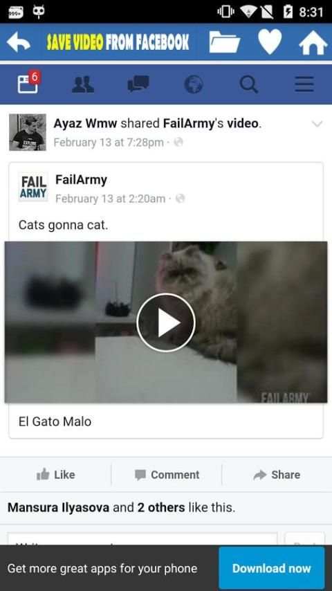 Save Video From Facebook screenshot 3