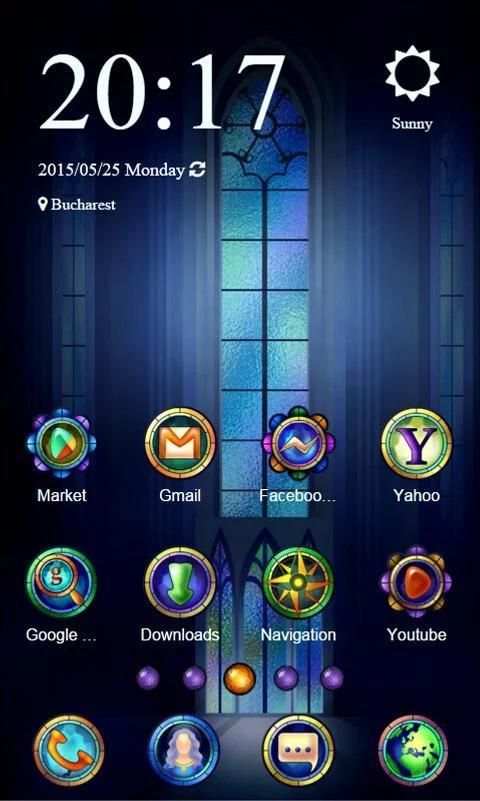 Stained Glass ZERO Launcher screenshot 3