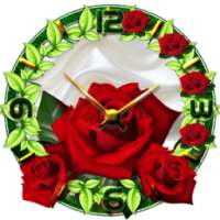 Rose Flower Clock on 9Apps