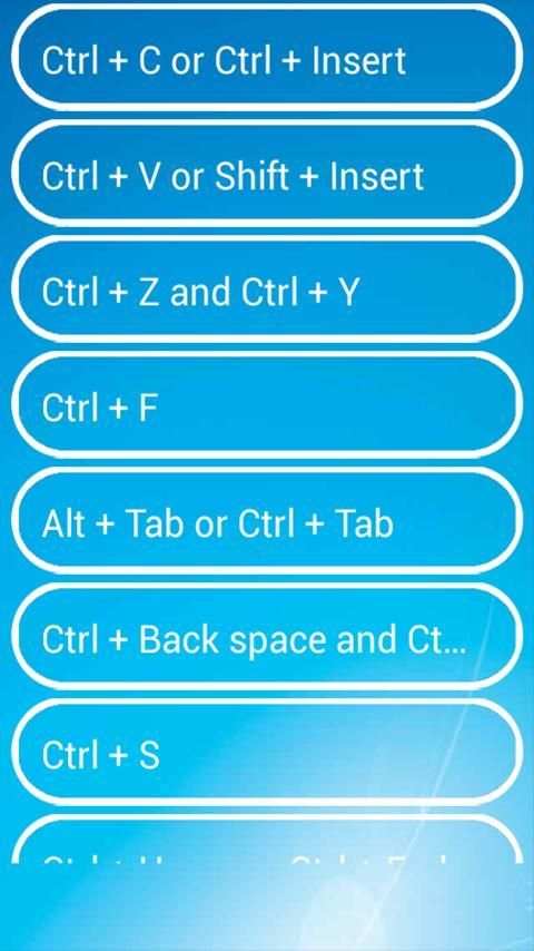 Computer Shortcuts 4 تصوير الشاشة