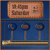 Jeans Zipper Lock Screen