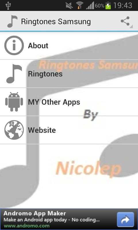 Galaxy S III mini ringtones स्क्रीनशॉट 3