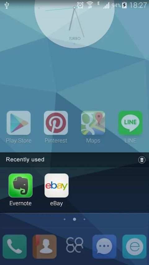 Turbo Launcher EX screenshot 2