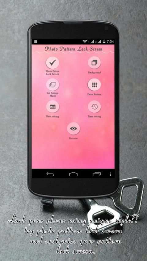 Photo Pattern Lock Screen скриншот 3