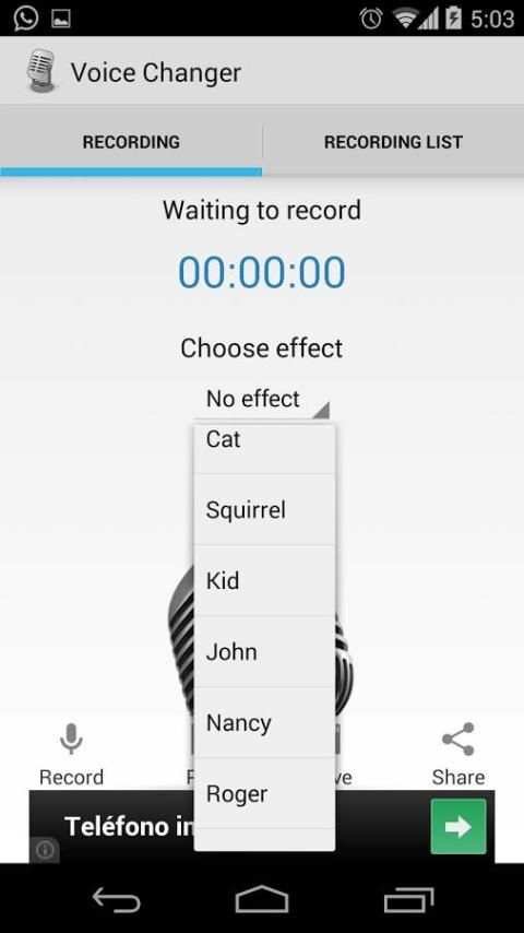 Funny Voice Changer screenshot 2