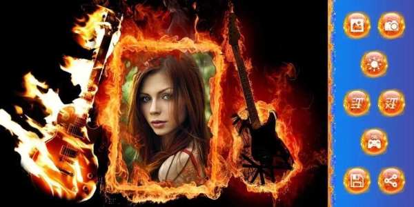 Fire Photo Frame screenshot 3