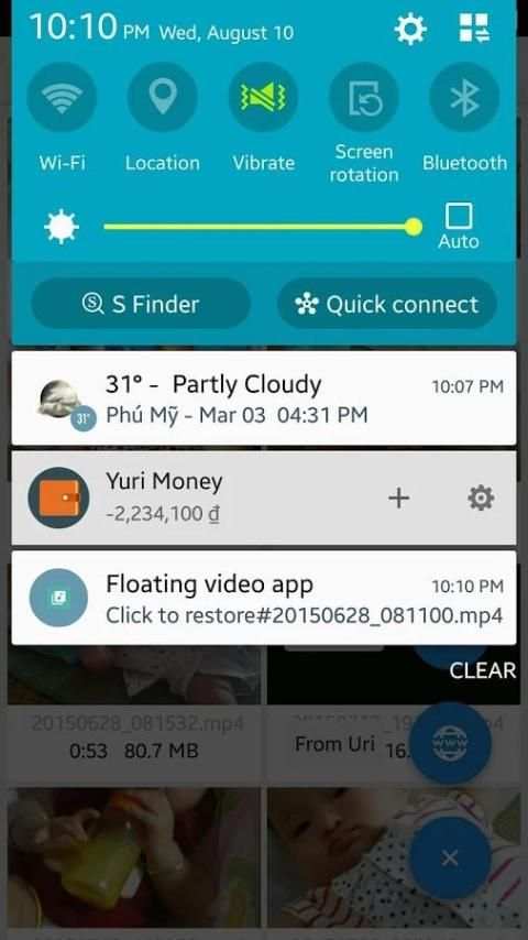 Floating Video Player скриншот 1