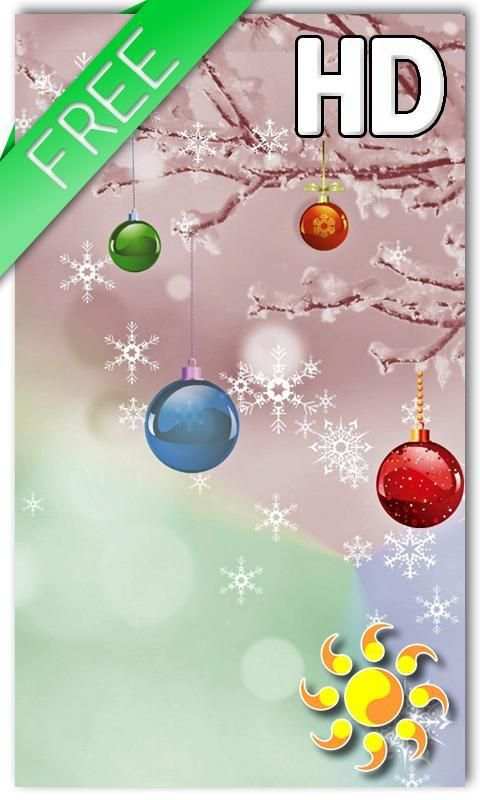 Christmas Balls Live Wallpaper 3 تصوير الشاشة