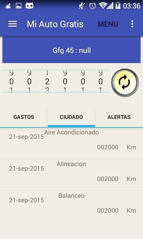 Mi Auto - mantenimiento gratis screenshot 9